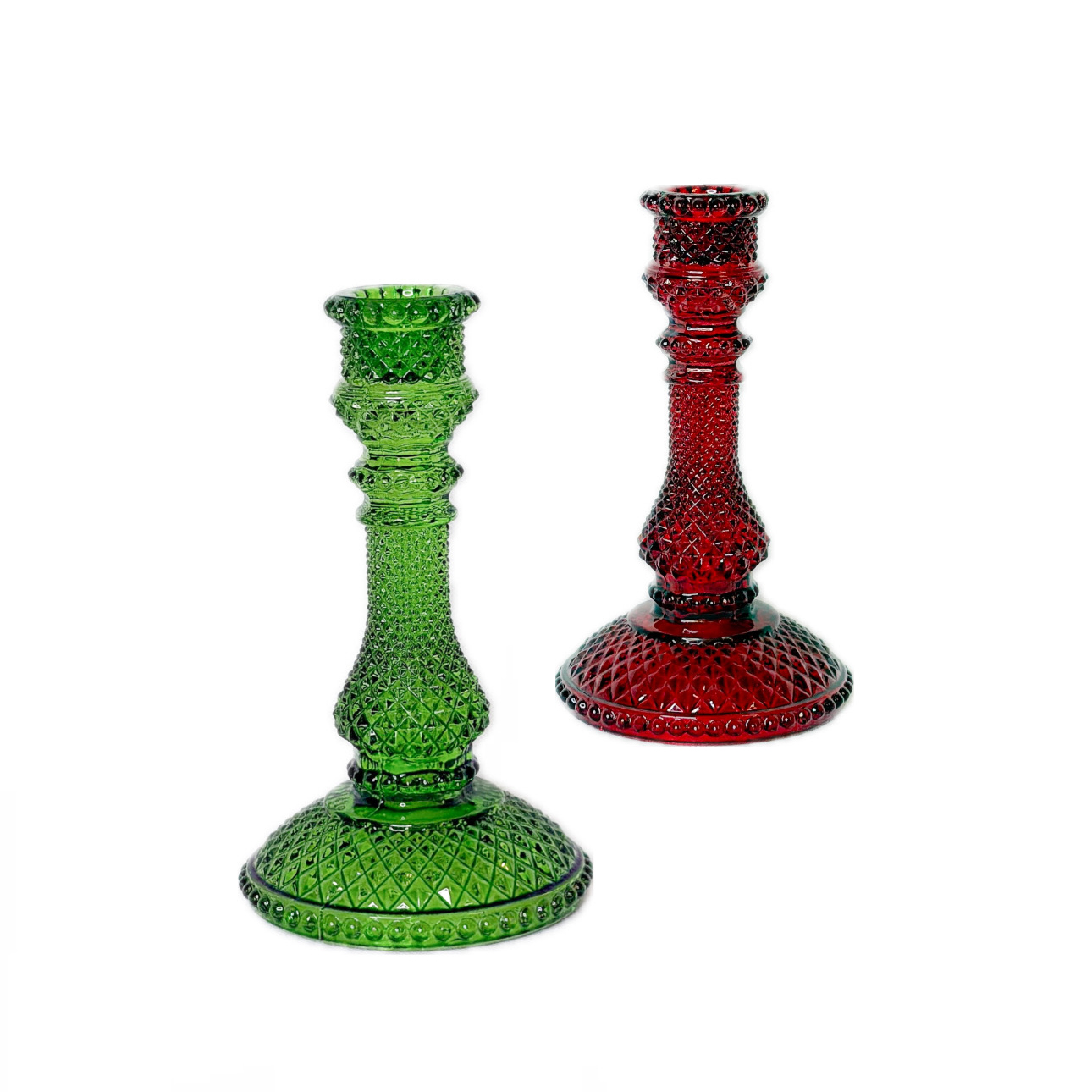 شمعدان شیشه‌ای