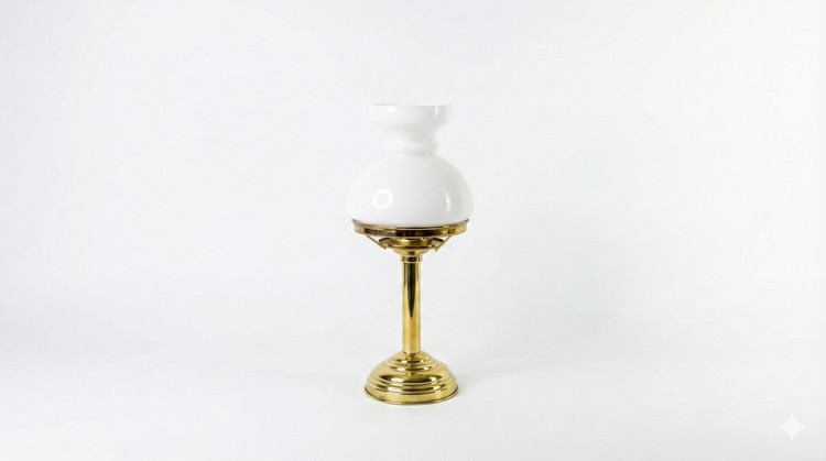 آباژور برنجی مدل کورش با حباب کوچک